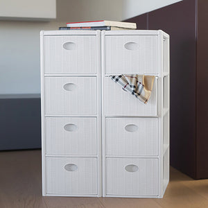 Stefanplast CASSETTIERA ELEGANCE 4 cassetti - cm. 40x40x80 h col. Bianco