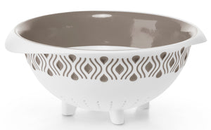 Stefanplast SCOLAPASTA TOSCA Ø cm.28 bianco/tortora chiaro