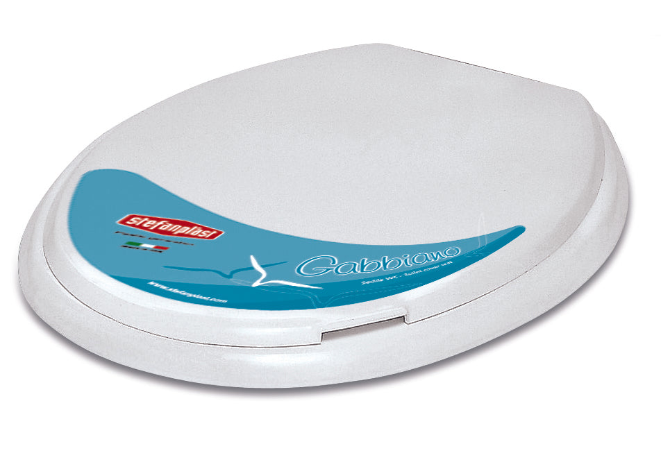 Stefanplast SEDILE WC GABBIANO col. Bianco cm. 47x39x4 h