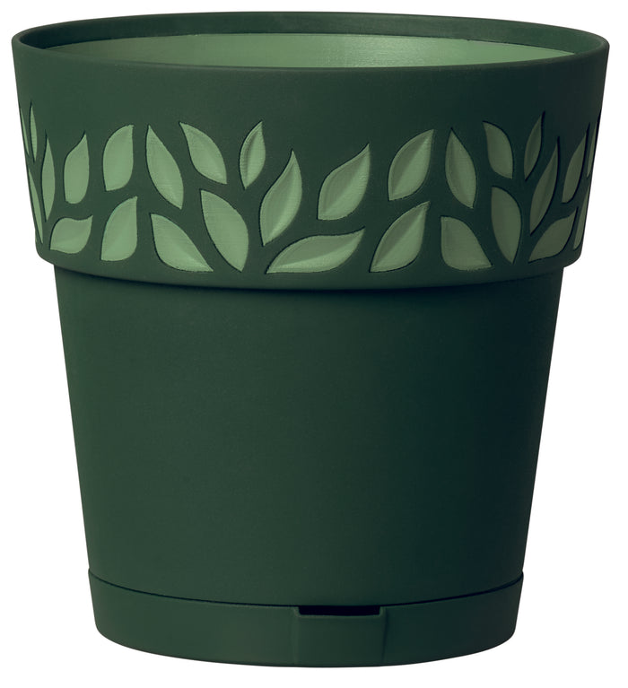 Stefanplast VASO CLOE con riserva d'acqua Ø cm. 20x19 h col. Bianco