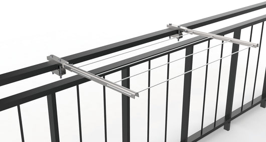 STENDIBIANCHERIA PER BALCONI PIEGHEVOLE  cm. 65 acciaio zincato