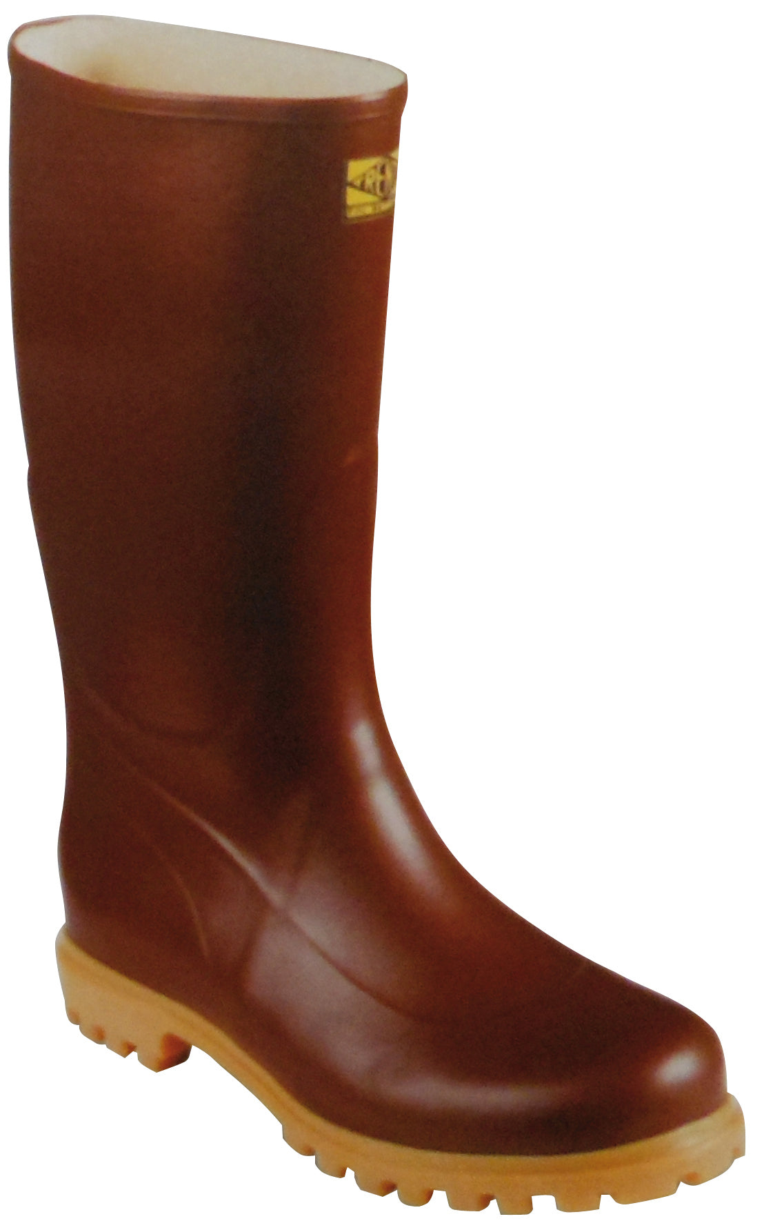 STIVALI IN GOMMA NATURALE CARRO ARMATO GINOCCHIO Col. Marrone Mis. 43