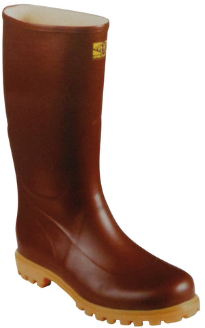 STIVALI IN GOMMA NATURALE CARRO ARMATO GINOCCHIO Col. Marrone Mis. 46