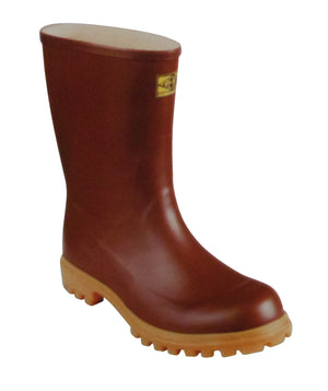 STIVALI IN GOMMA NATURALE CARRO ARMATO TRONCHETTO Col. Marrone Mis. 40