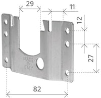 SUPPORTO A LEGNO Lunghezza mm. 82