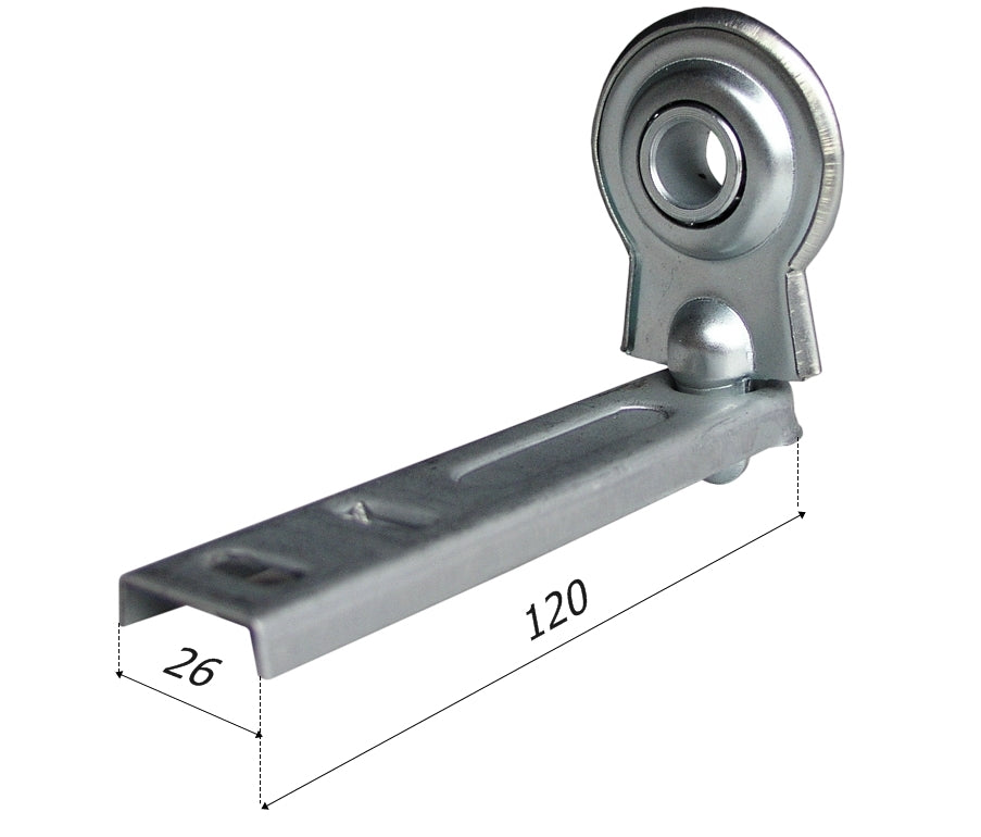 SUPPORTO A SFERA CON ZANCA E CUSCINETTO