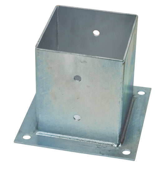 SUPPORTO CHIUSO PER TRAVI IN LEGNO mm. 91x91 piano mm. 150x150