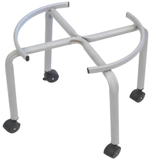 SUPPORTO PER BIDONE OLIO LT. 50 Alto con ruote Ø cm. 38