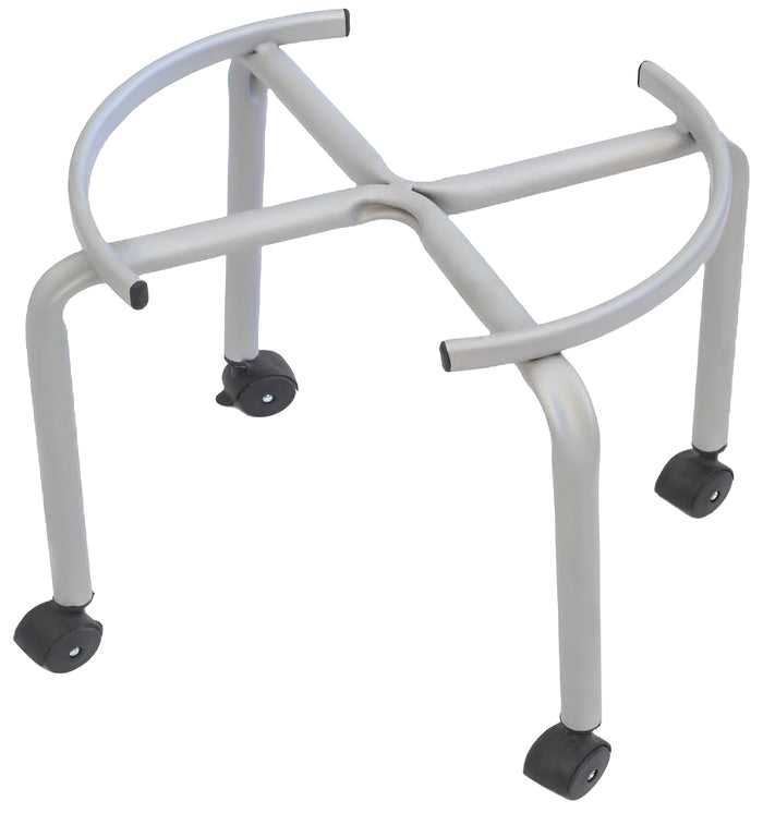 SUPPORTO PER BIDONE OLIO LT. 50 Alto con ruote Ø cm. 38