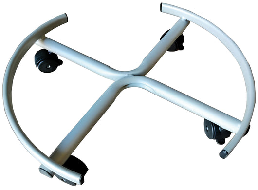 SUPPORTO PER BIDONE OLIO LT. 50 Basso con ruote Ø cm. 38