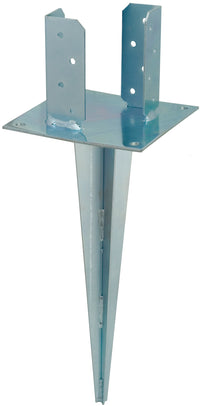 SUPPORTO PER TRAVI DA PIANTARE Quadrato  mm. 90x90