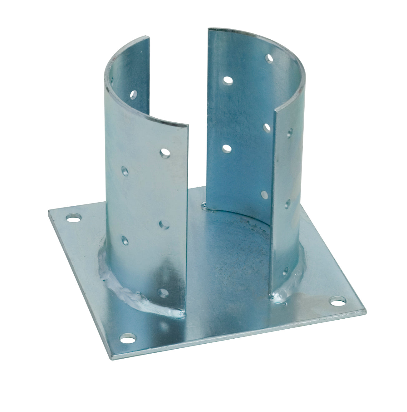 SUPPORTO PER TRAVI IN LEGNO TONDE Ø mm. 80 piano mm. 150x150 4.00 pz