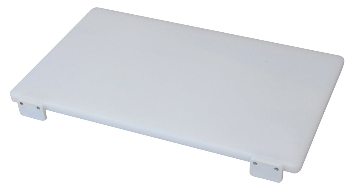 TAGLIERE CON FERMI BIANCO IN POLIETILENE cm. 50x30x3