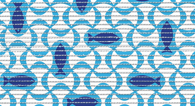 TAPPETO MULTIUSO IN PVC AQUAFLEX 6048-1 Rotolo cm.65 (H) x 15 mt (L).