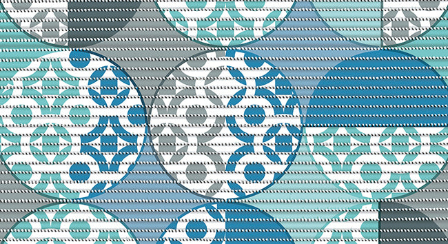 TAPPETO MULTIUSO IN PVC AQUAMAT 4082-2 Rotolo cm.65 (H) x 15 mt (L).