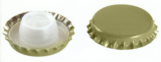 TAPPO A CORONA BIDUL ALTO Ø mm. 29 PZ.200 col.oro