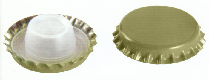 TAPPO A CORONA BIDUL ALTO Ø mm. 29 PZ.200 col.oro