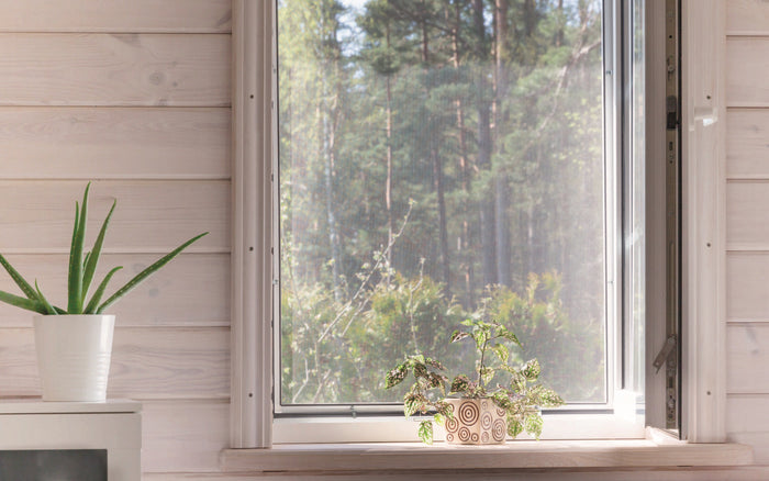 Tata Linda ZANZARIERA A ROTOLO IN ALLUMINIO MT. 30 Maglia mm. 18x14 H. cm. 50