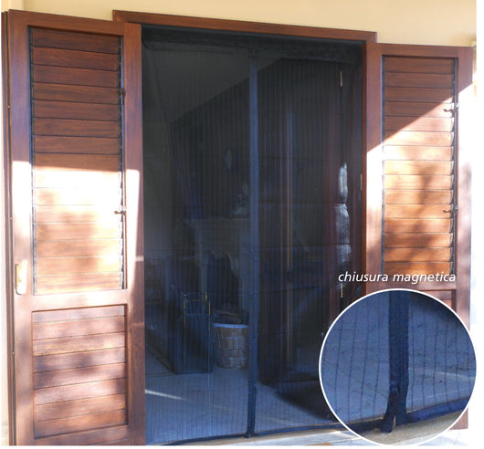 Tata Linda ZANZARIERA MAGNETICA cm. 120x240 col. Blu