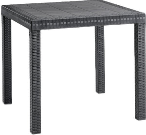 TAVOLO DALLAS cm. 80x80x74 h col. Antracite