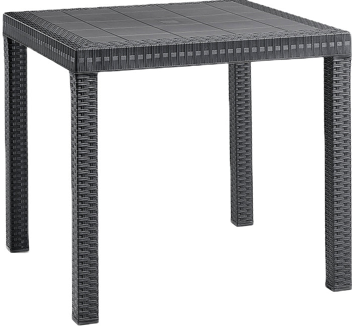 TAVOLO DALLAS cm. 80x80x74 h col. Antracite