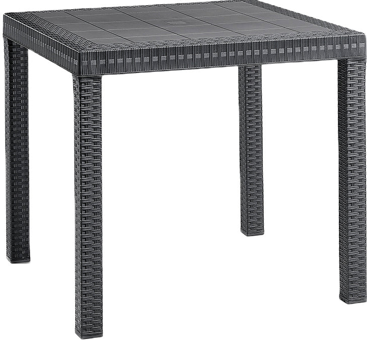TAVOLO DALLAS cm. 80x80x74 h col. Antracite