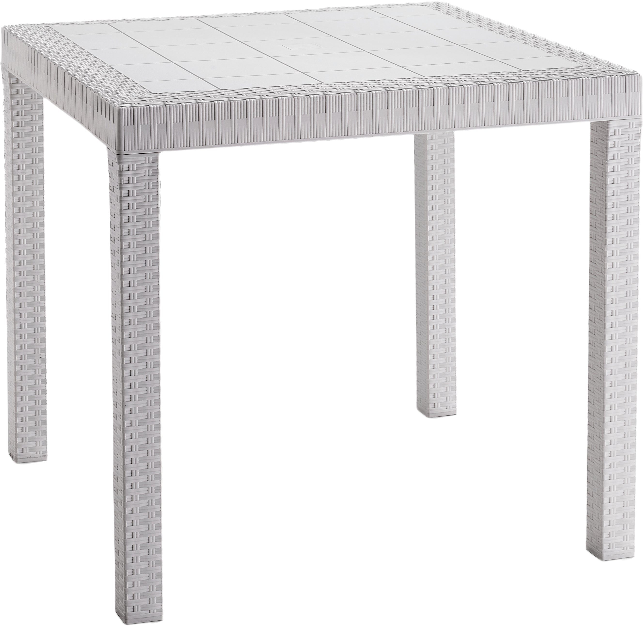 TAVOLO DALLAS cm. 80x80x74 h col. Bianco