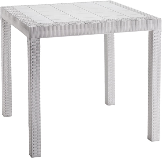 TAVOLO DALLAS cm. 80x80x74 h col. Bianco