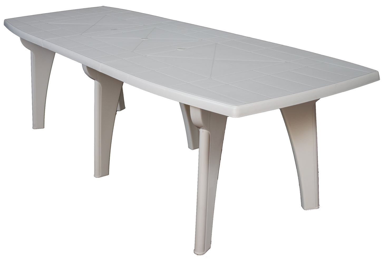 TAVOLO LIPARI 2 cm. 250x90x72 h col. Bianco
