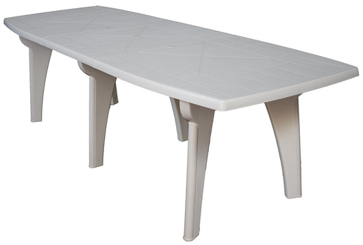 TAVOLO LIPARI 2 cm. 250x90x72 h col. Bianco