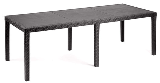 TAVOLO QUEEN cm. 150÷220x90x72 h col. Testa di moro