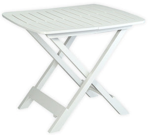 TAVOLO TEVERE PIEGHEVOLE cm. 79x72x70 h col. Bianco