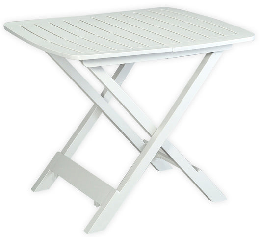 TAVOLO TEVERE PIEGHEVOLE cm. 79x72x70 h col. Bianco