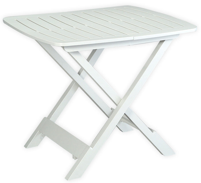 TAVOLO TEVERE PIEGHEVOLE cm. 79x72x70 h col. Bianco