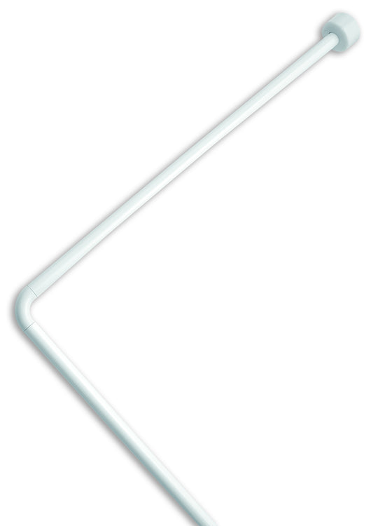 TELAIO ANGOLARE PER TENDE DOCCIA IN BLISTER col. Bianco  cm.  80x80