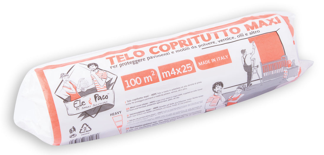 TELO COPRITUTTO MAXI gr. 670 mq. 100 (4x25) 20.00 pz