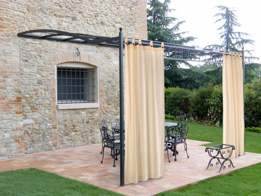 TENDA GAZEBO CON BRETELLE CON BOTTONI cm. 160x270