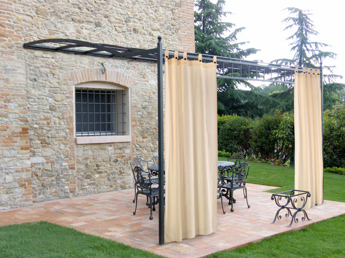 TENDA GAZEBO CON BRETELLE CON BOTTONI cm. 160x270