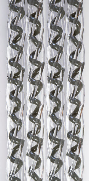 TENDA IN PVC COCO cm. 140x240 col. Cristallo/Grigio