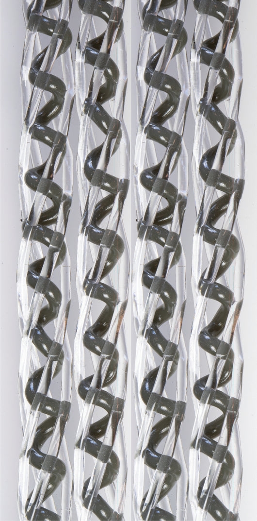 TENDA IN PVC COCO ROTOLO col. Cristallo/Grigio 5.50 kg