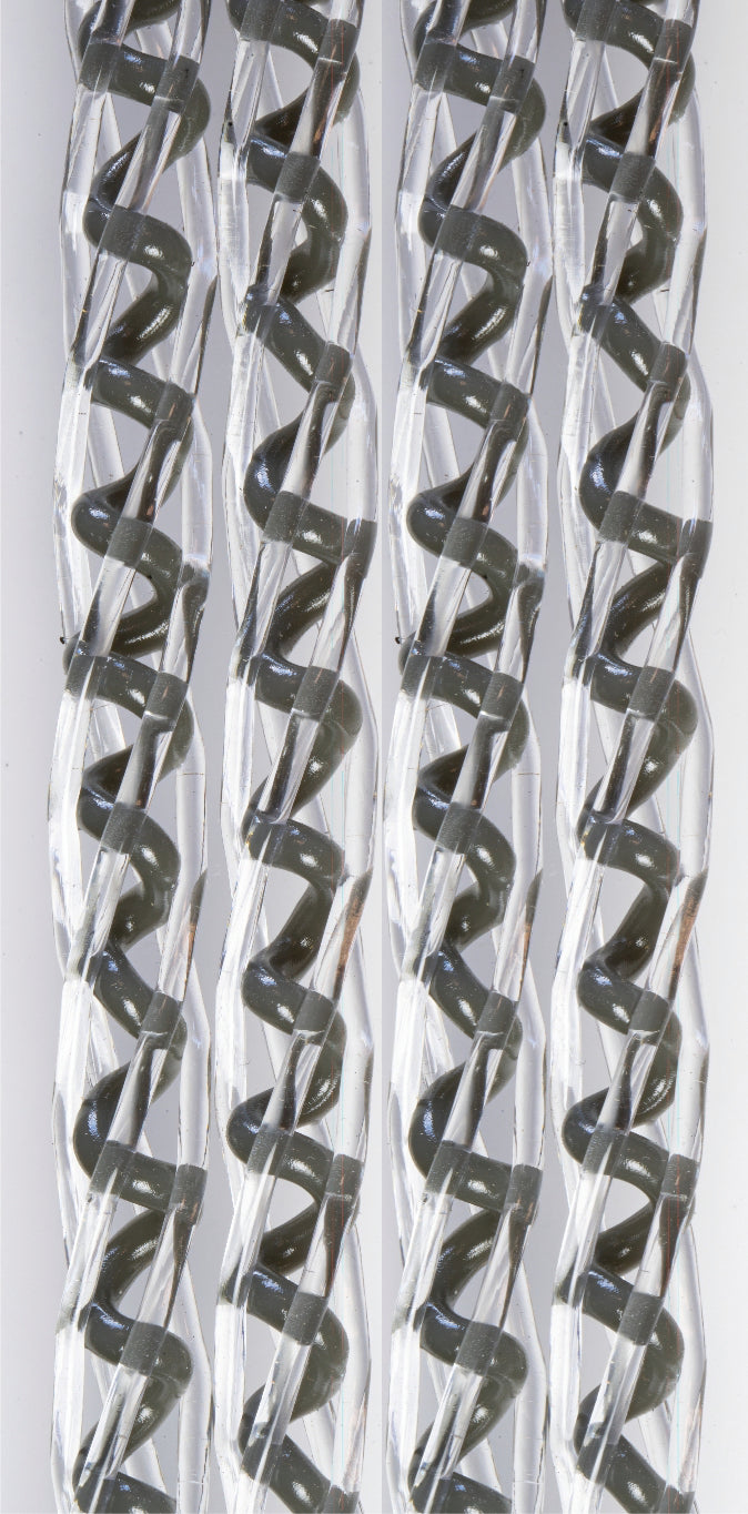 TENDA IN PVC COCO ROTOLO col. Cristallo/Grigio 5.50 kg