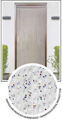 TENDA IN PVC QUADRIFOGLIO cm. 100x220 col. Oro