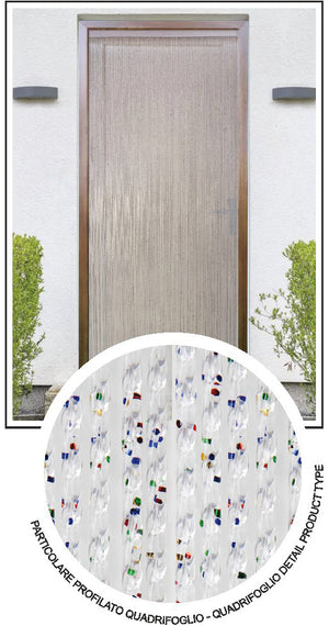 TENDA IN PVC QUADRIFOGLIO ROTOLO col. Argento 12.00 kg