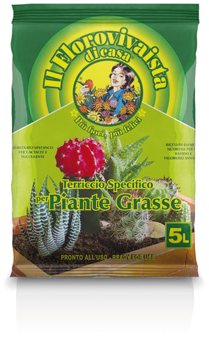 TERRICCIO PER PIANTE GRASSE lt. 5