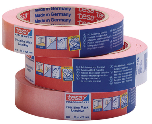 Tesa NASTRO PER MASCHERATURA PRECISION MASK SENSITIVE ROSA  mm. 30x50 mt. 5.00 rotoli