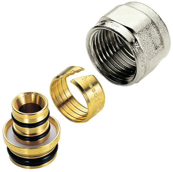 Tiemme RACCORDO PER TUBO MULTISTRATO Adattatore con attacco 1/2x16 mis. 16x2 10.00 pz