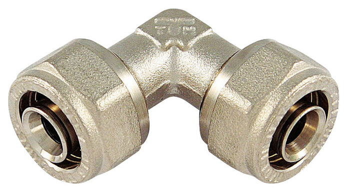 Tiemme RACCORDO PER TUBO MULTISTRATO curvo doppio mis. 16x16 10.00 pz