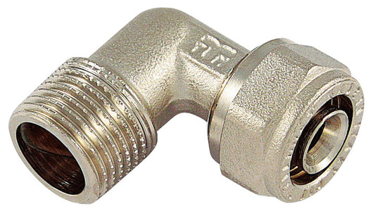 Tiemme RACCORDO PER TUBO MULTISTRATO curvo maschio mis. 16x1/2 10.00 pz