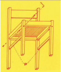 TIRANTINI PER SEDIE cm. 37÷48  4 pz.
