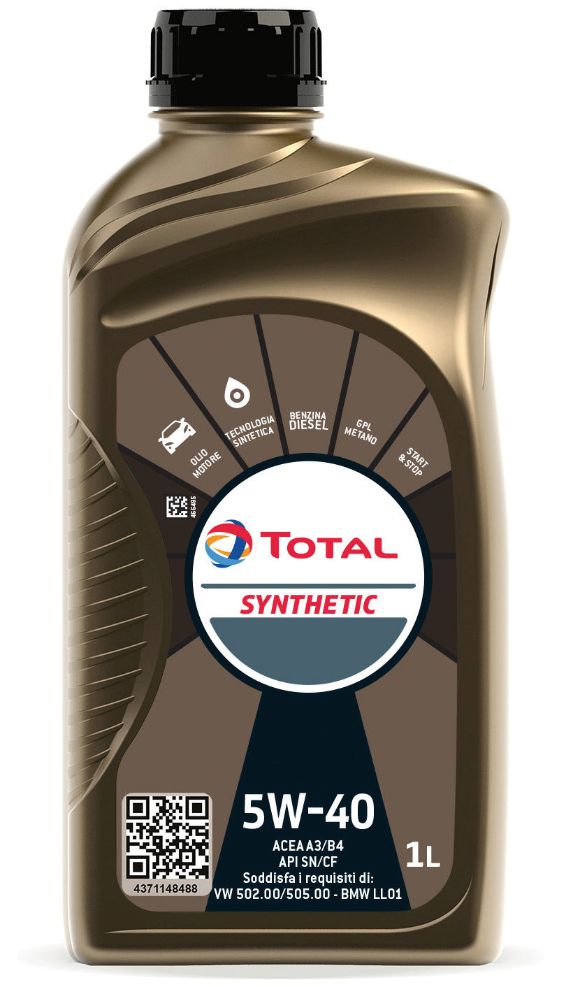 Total OLIO MOTORE SYNTHETIC 5W40 lt. 1 12.00 pz